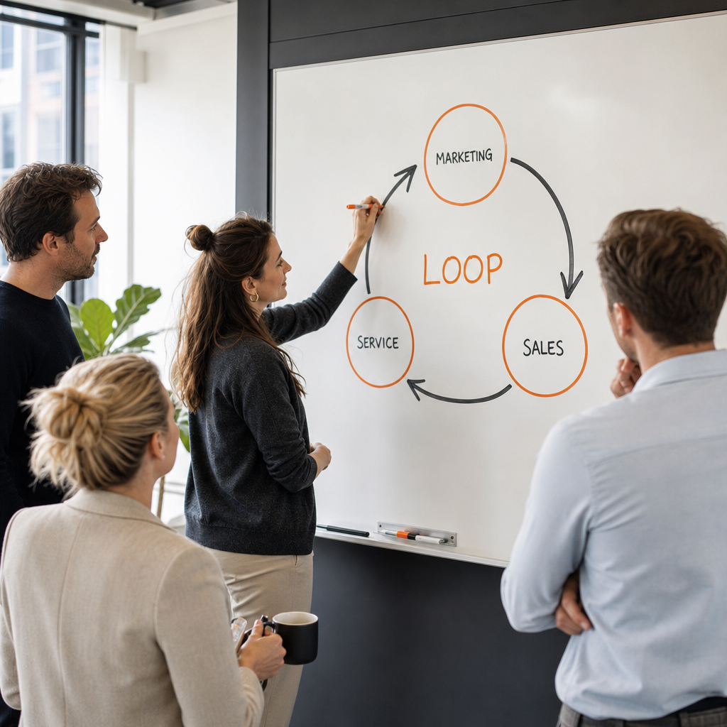Loop marketing: één centraal groeisysteem voor jouw organisatie